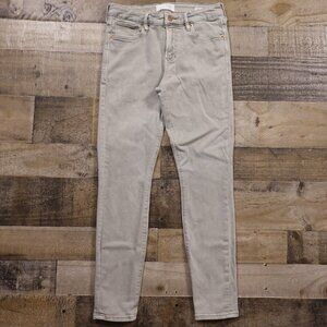 Dear John Jeans Gisele Skinny in Desert Sage - Women's Size 27 Gray‎ Mid Rise